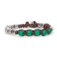 Bracciale Tamashii 5 Tibetani in Argento Agata BHS924-S4-12 - BHS924-S4-12